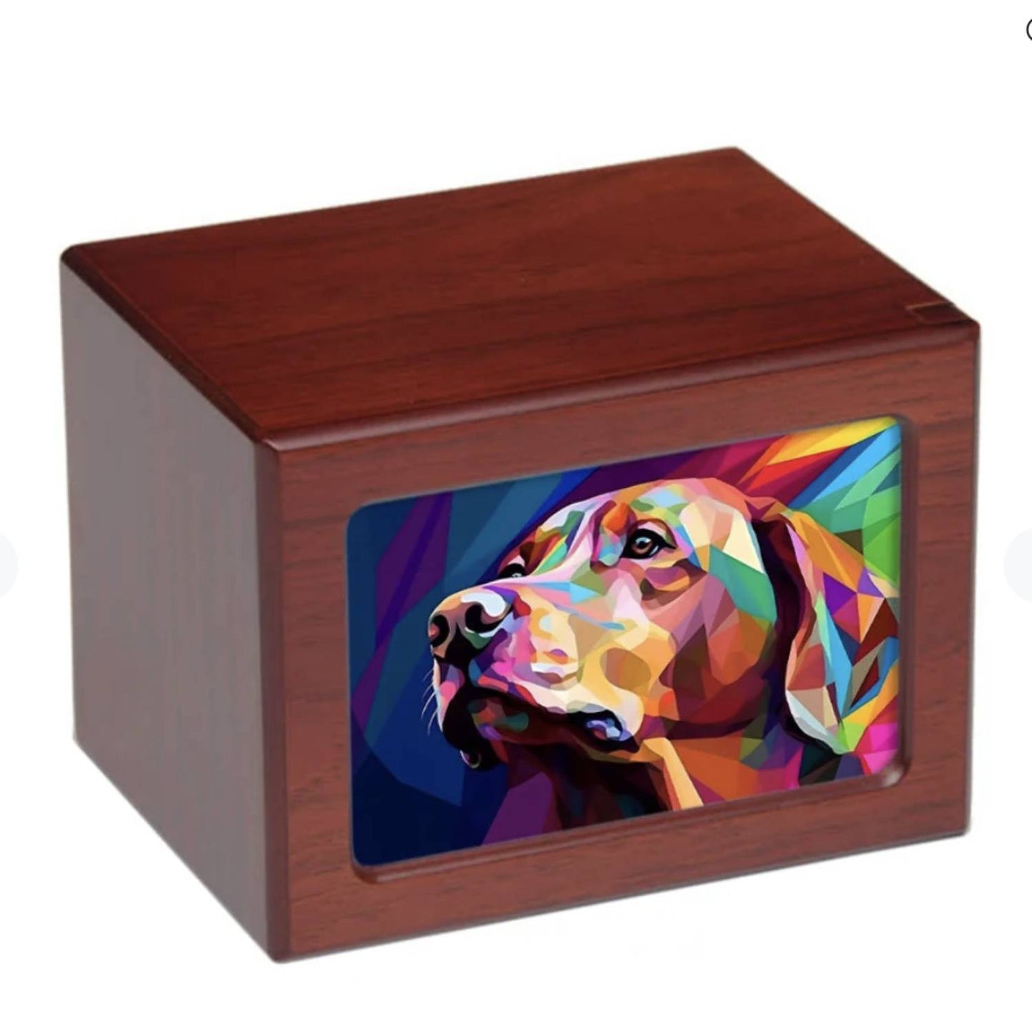 Abstract Dog Art Large Photo Frame Pet Urn