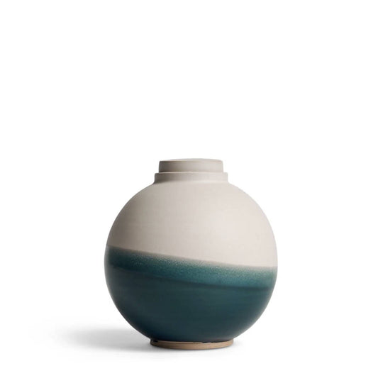 Ceramic Full Moon Pet Urn